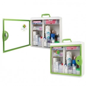 구명 상비약 보관이 가능한 벽에 걸어 사용하는 응급구급함 의료