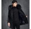 블랙 후드퍼 패딩 LD-774 자켓 점퍼 코트