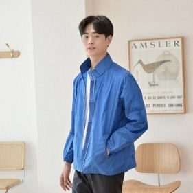 포인트 실버 바람막이 점퍼 지퍼 (3colors) 자켓 점퍼 코트