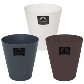 생활창고 라인 오픈 휴지통 10L 생활용품