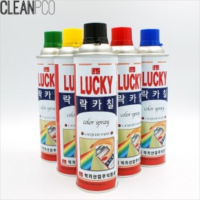 c10 럭키 락카스프레이 420ml 전색상 P34732 생활용품