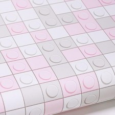 포인트 타일시트지 밀키블럭 W2B-HWP21653 1m x 1m 홈인테리어